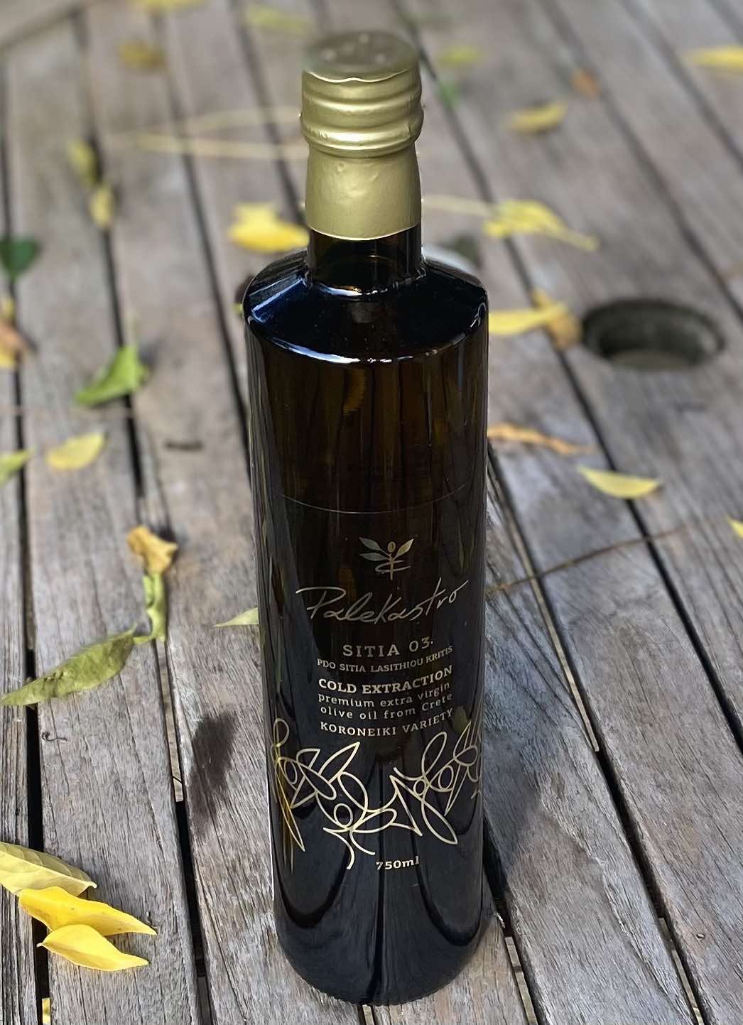 bouteille huile olive aoc sitia 75 cl